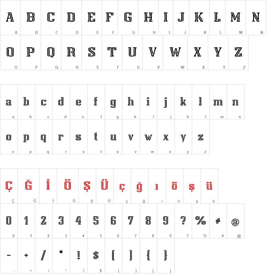 Isar CAT font