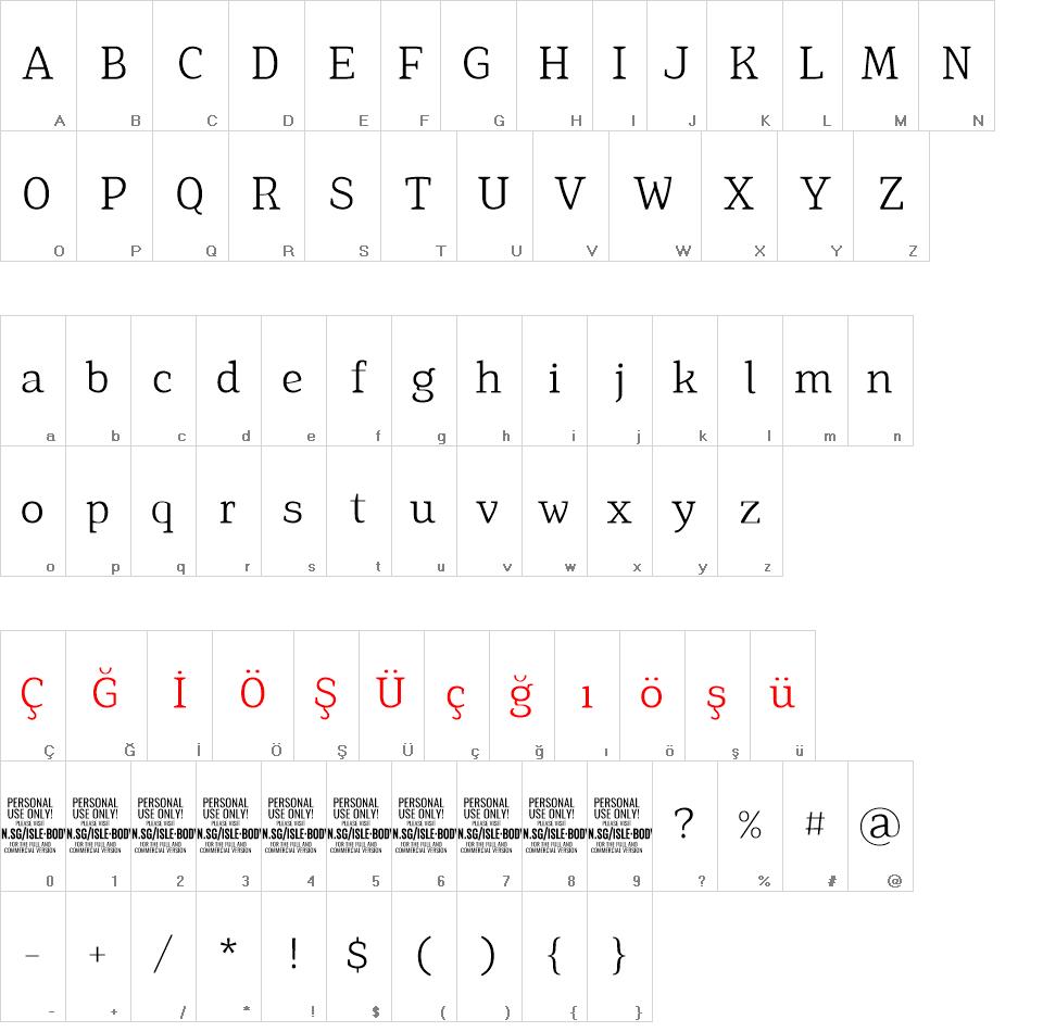 Isle Body font