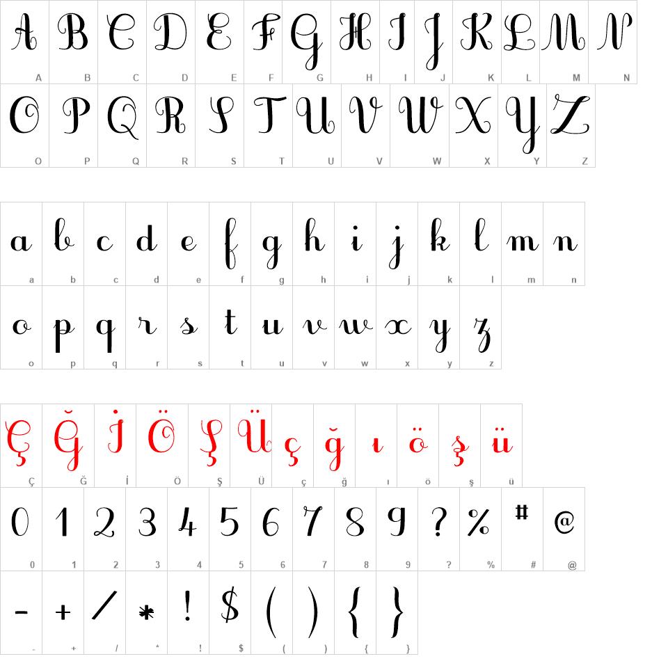 JB Cursive 3 font