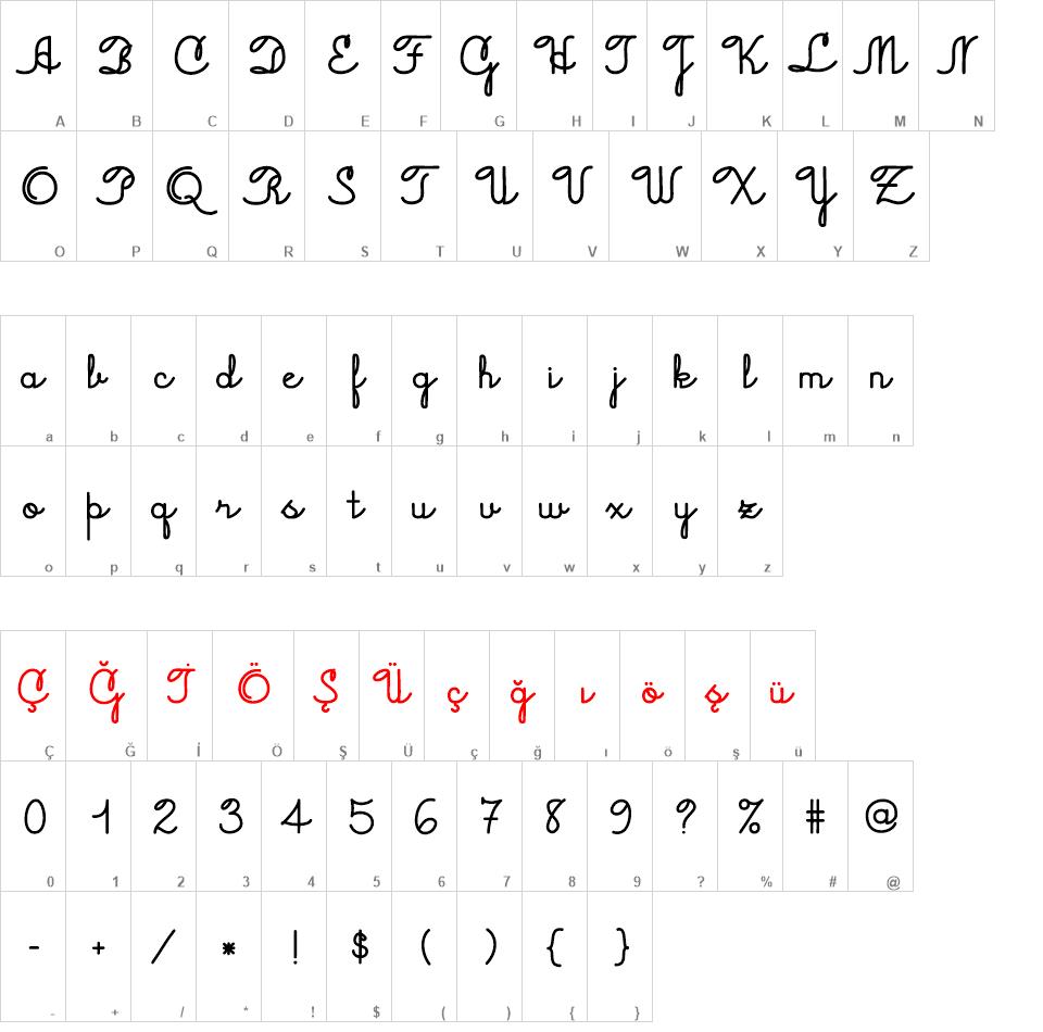 Jacob Cursive font