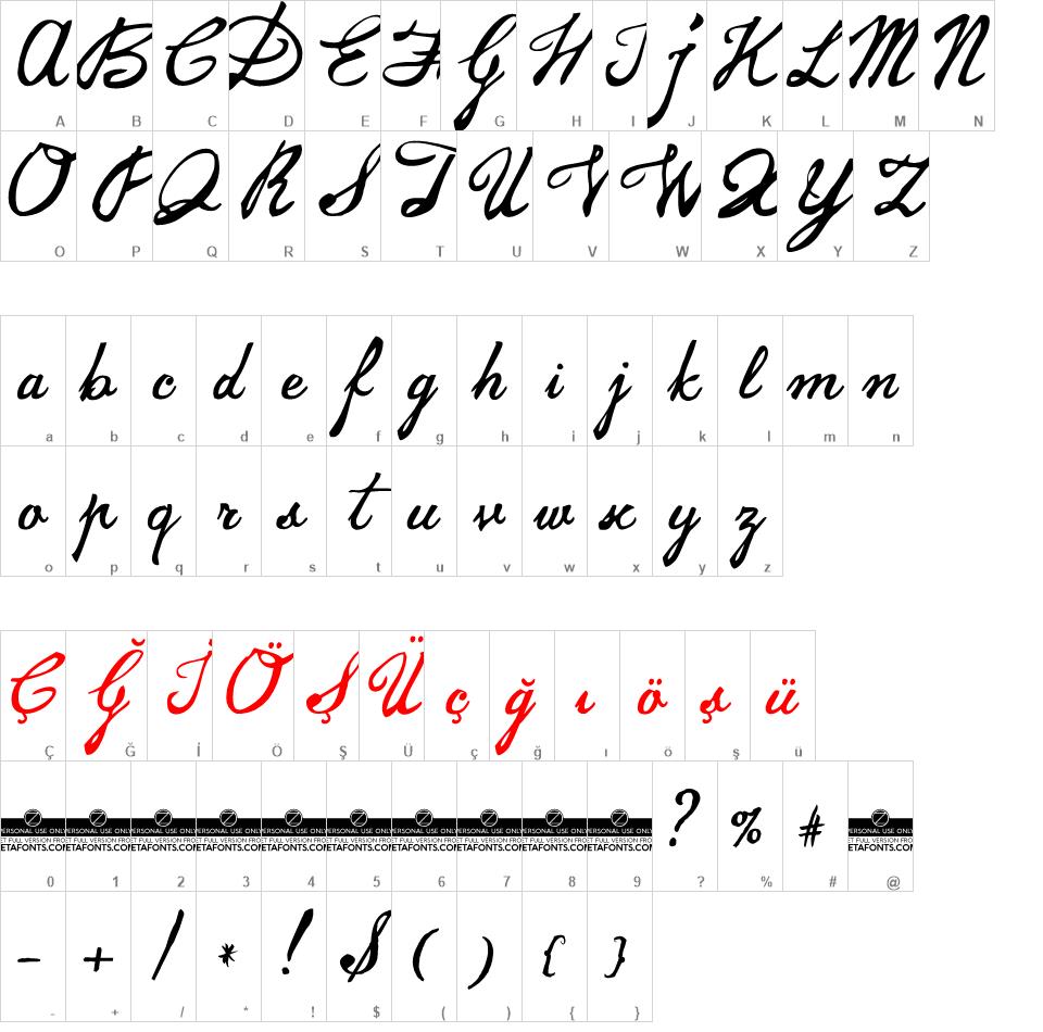 Jamscript font