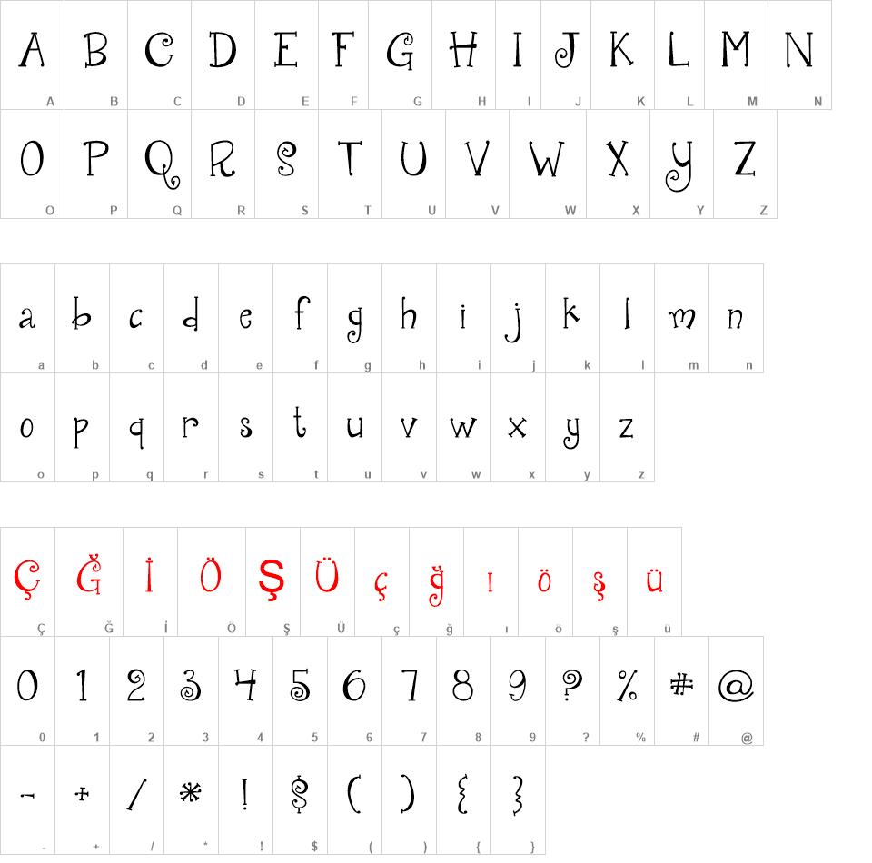 Janda Quirkygirl font