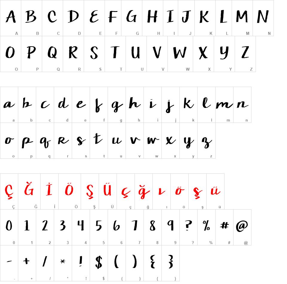 KG Camden Market Script font