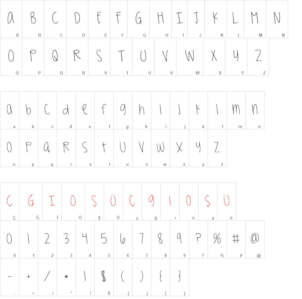 KG Girl On Fire Font font