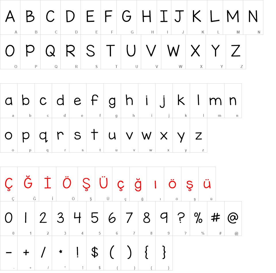 KG Miss Kindergarten font