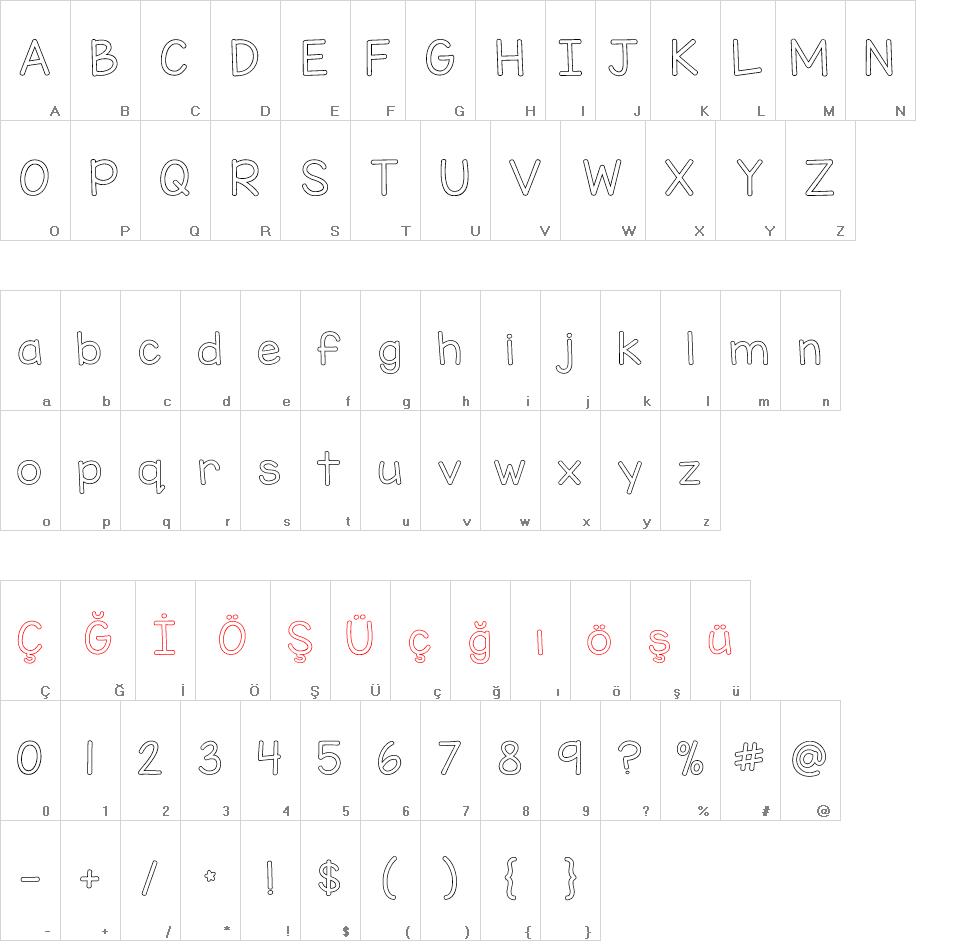 KG Miss Kindy Font font