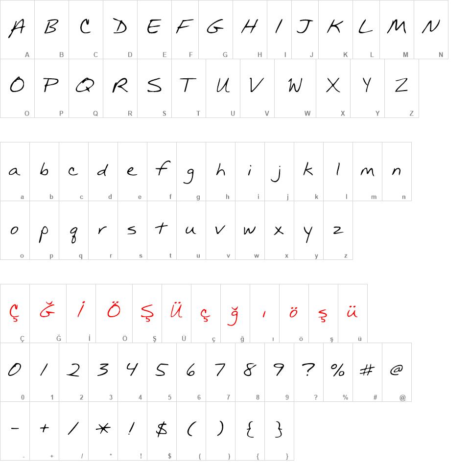 KG Mullally Font font