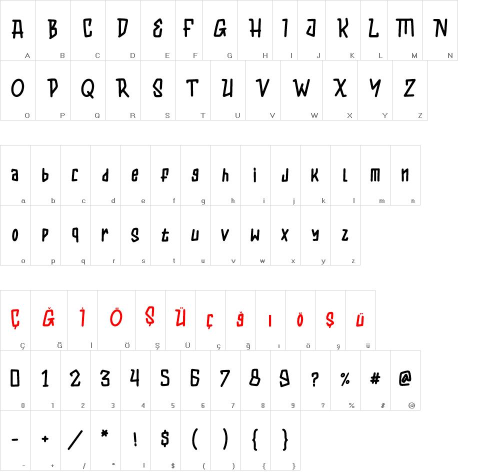 Kidamain font