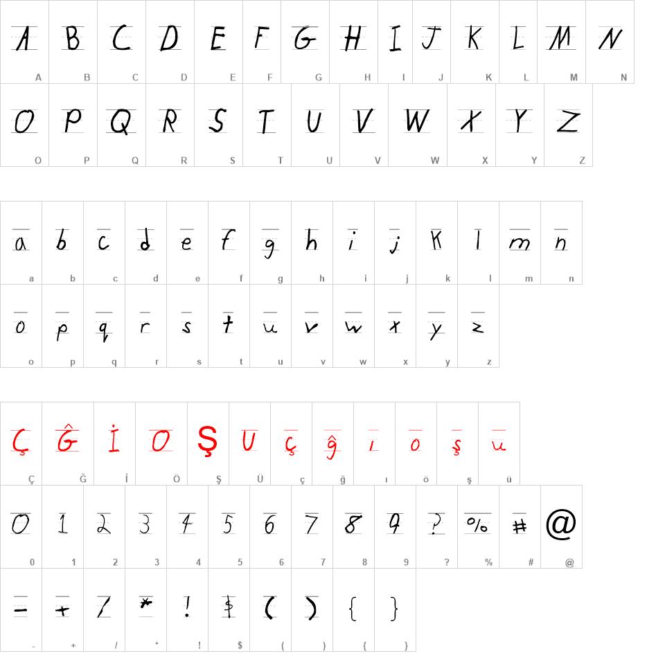 KidTYPERuled font