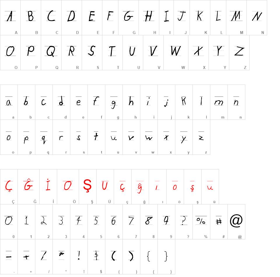 KidTYPERuled font