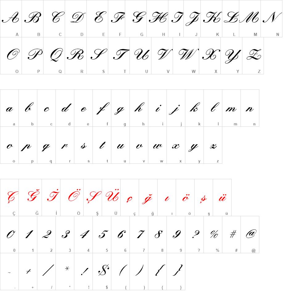 KunstlerschreibschDBol font