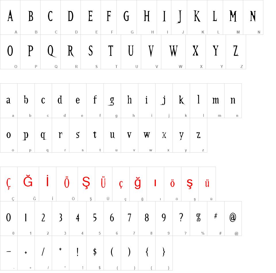 Kallamar font