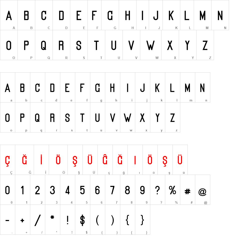 Kanalisirung font