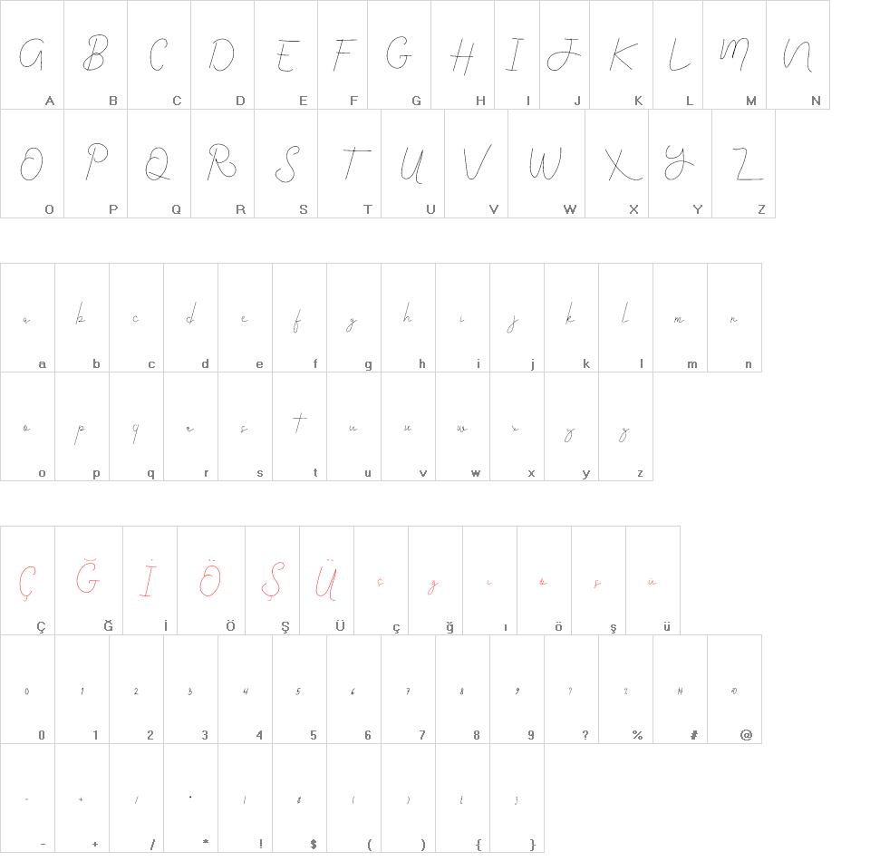 Kanya font
