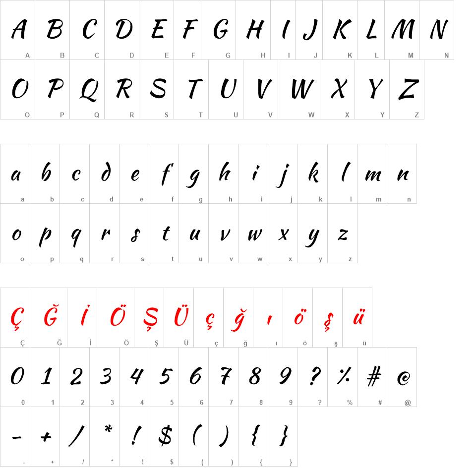 Kaushan Script, font