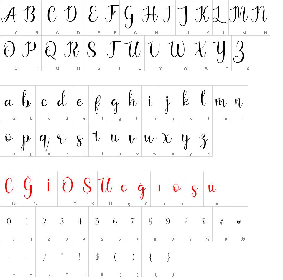 Kaylia font