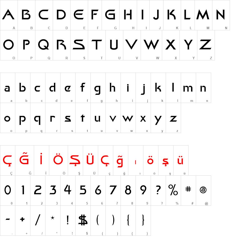 Khan font