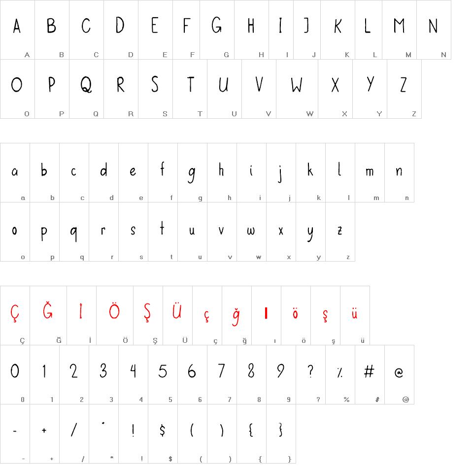 Kiddiewink font