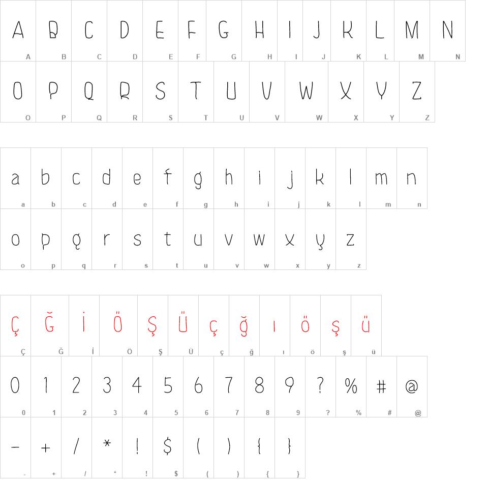 Kinoko font
