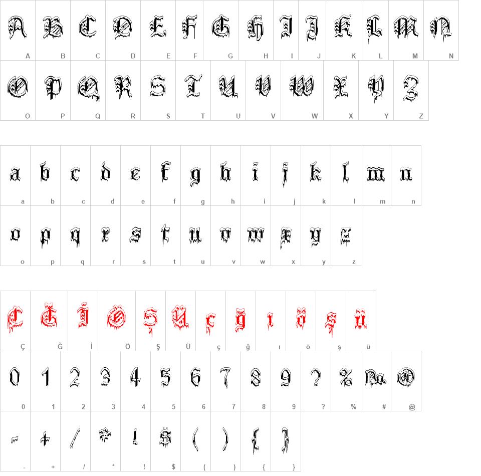 Kirli_Kar font