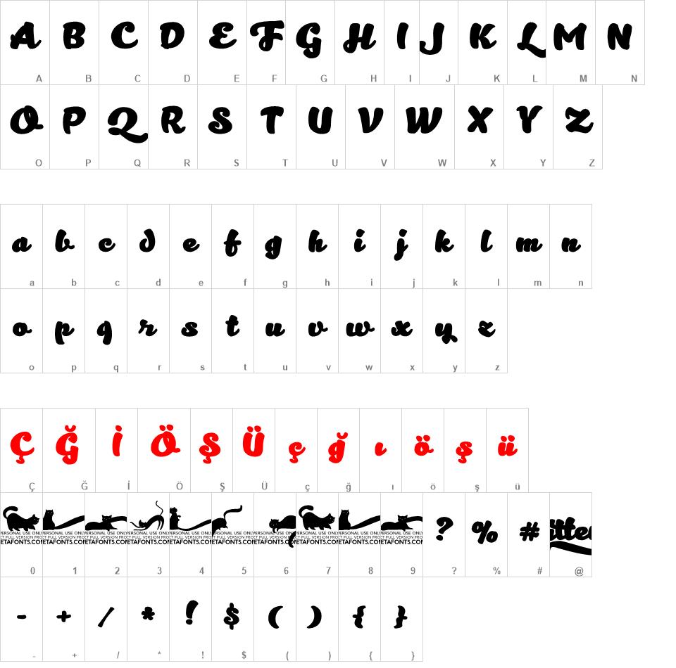 Kitten Font Ailesi font