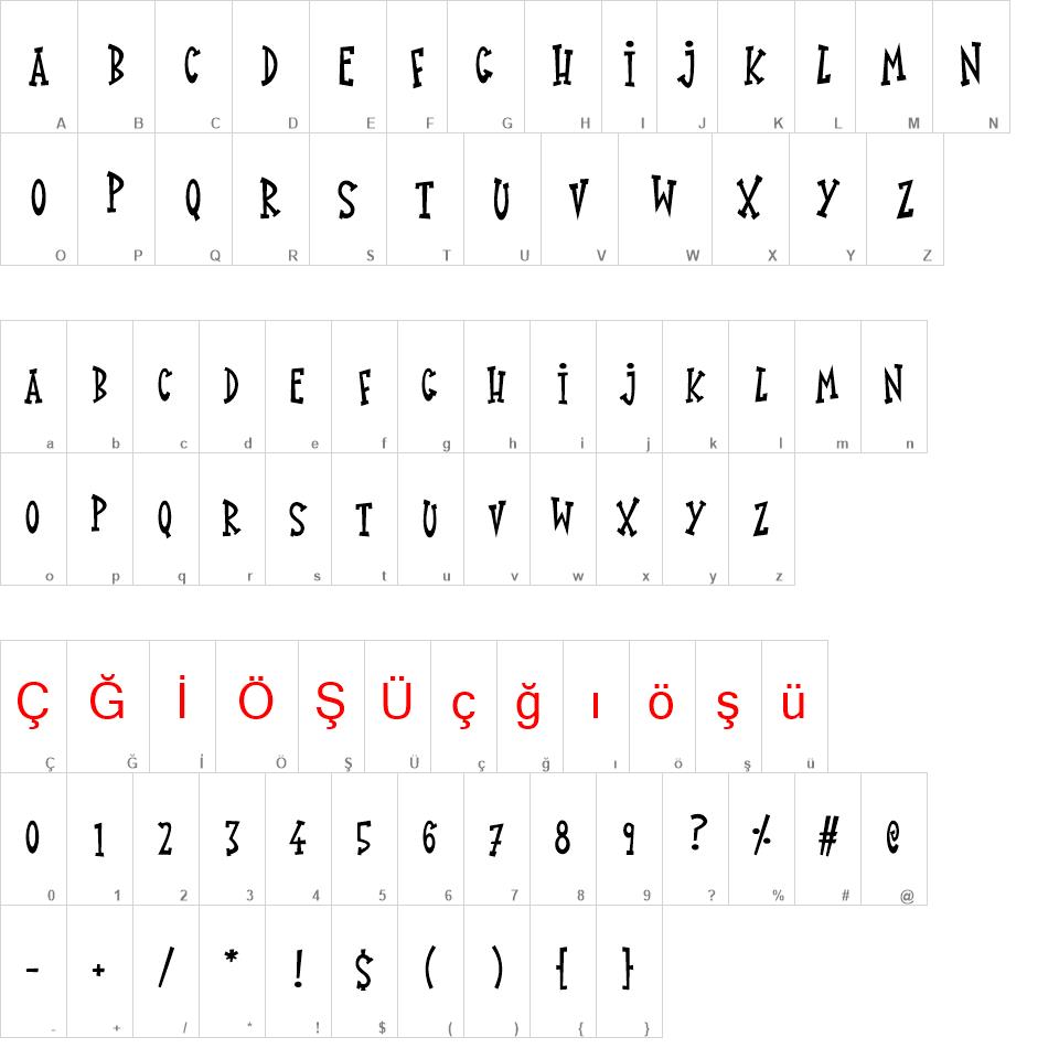 Knick Knack font