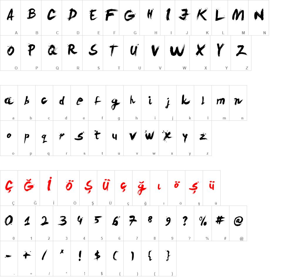 LeviBrush font