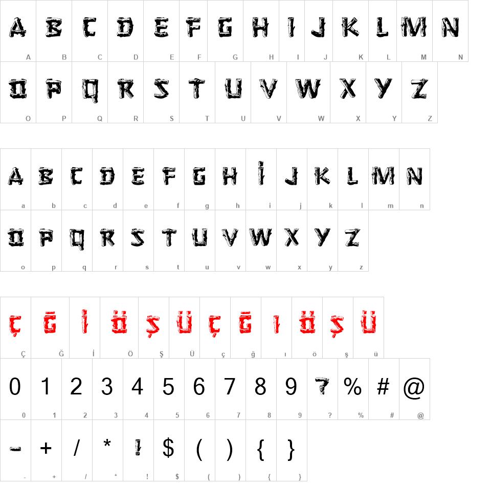 Logger font