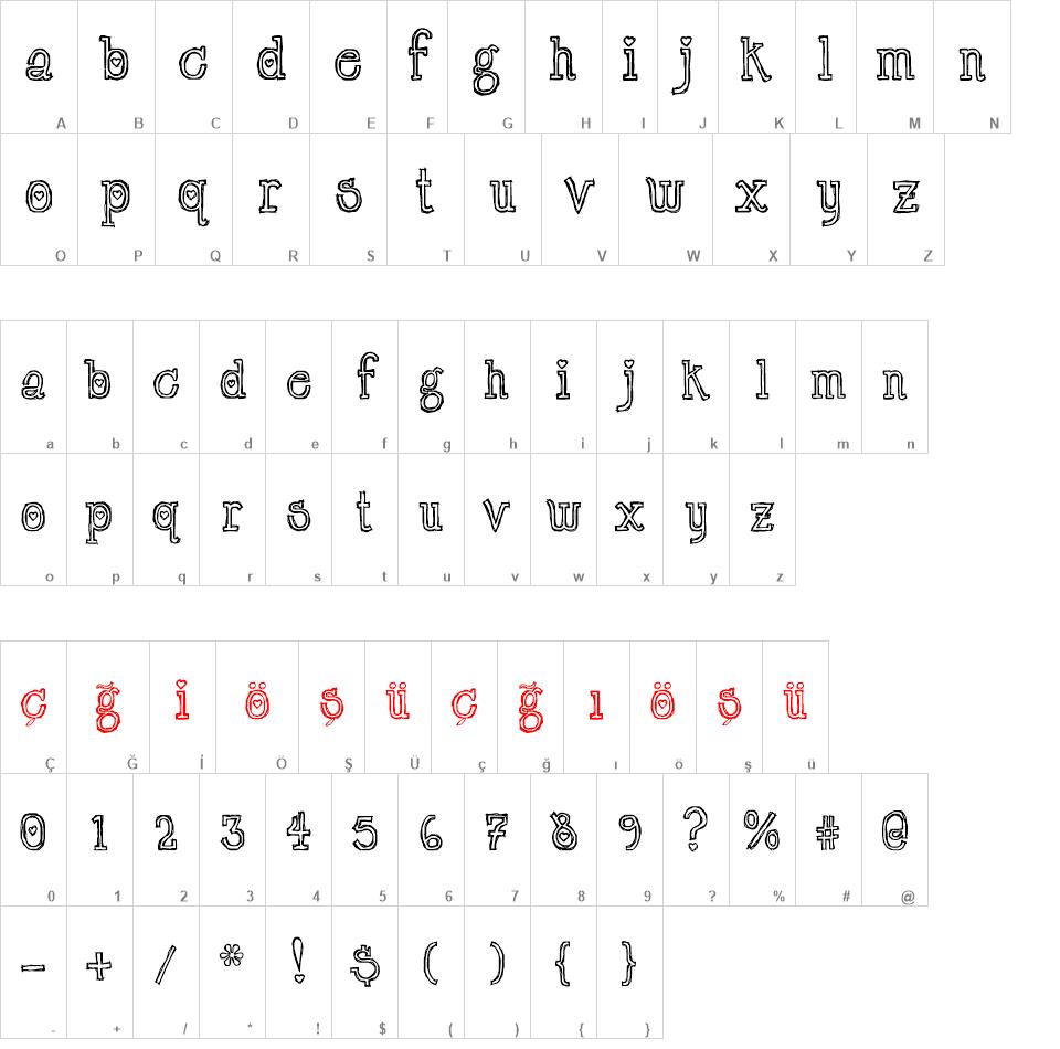 lt chickenhawk font