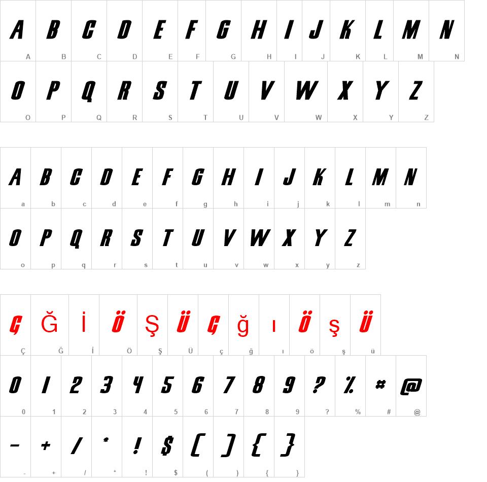 Lunch time font