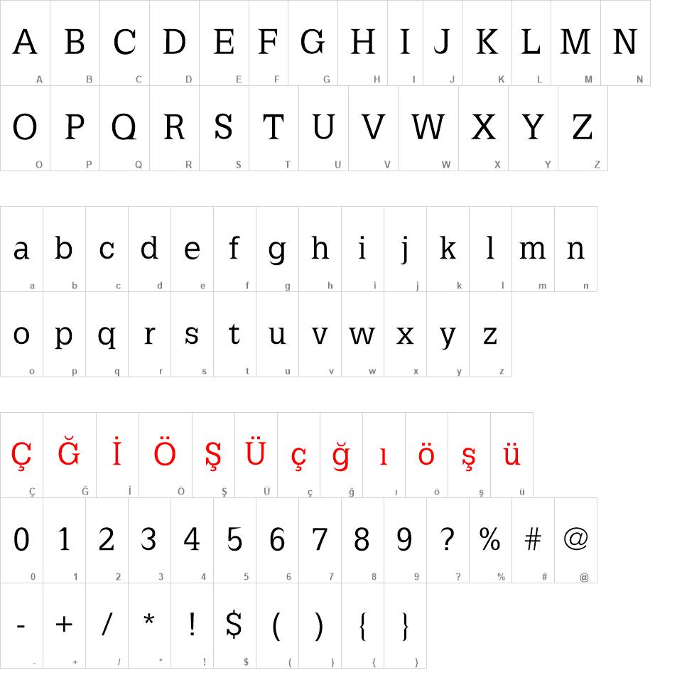 Latinia font