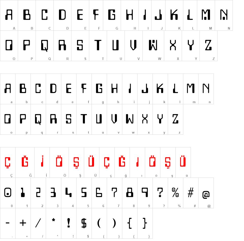 Lazenby Computer font