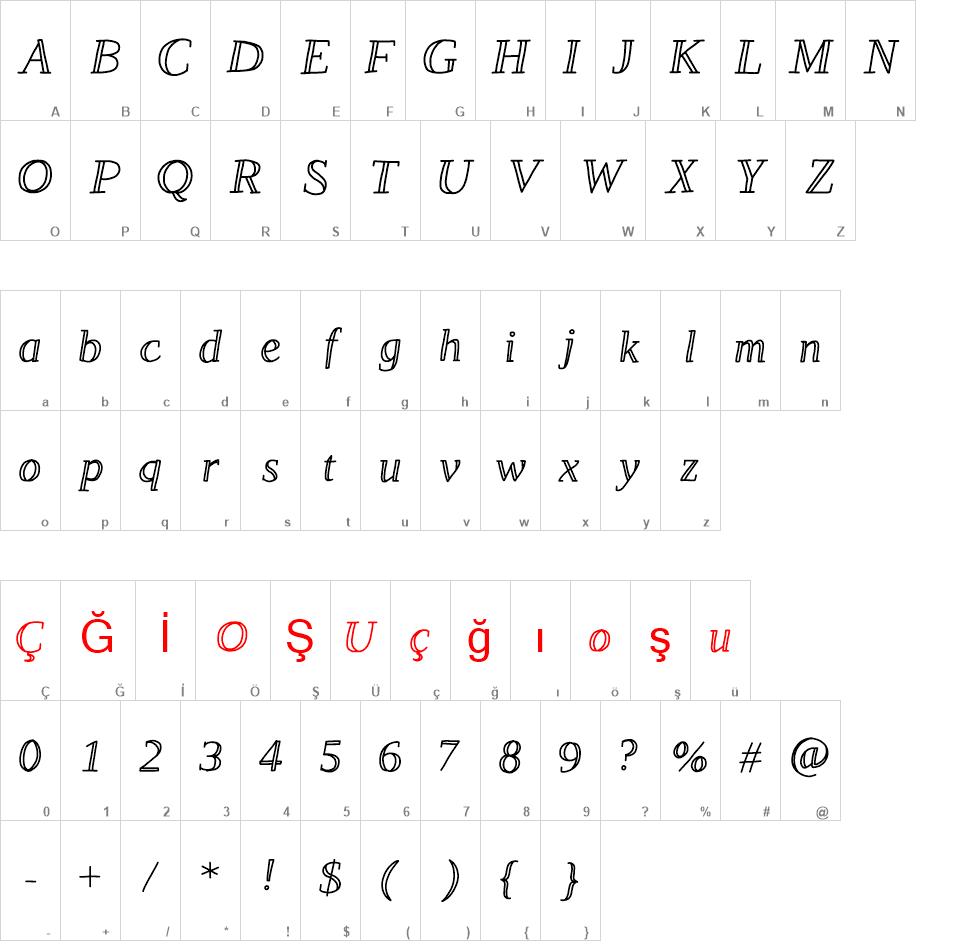 Lestrade  font