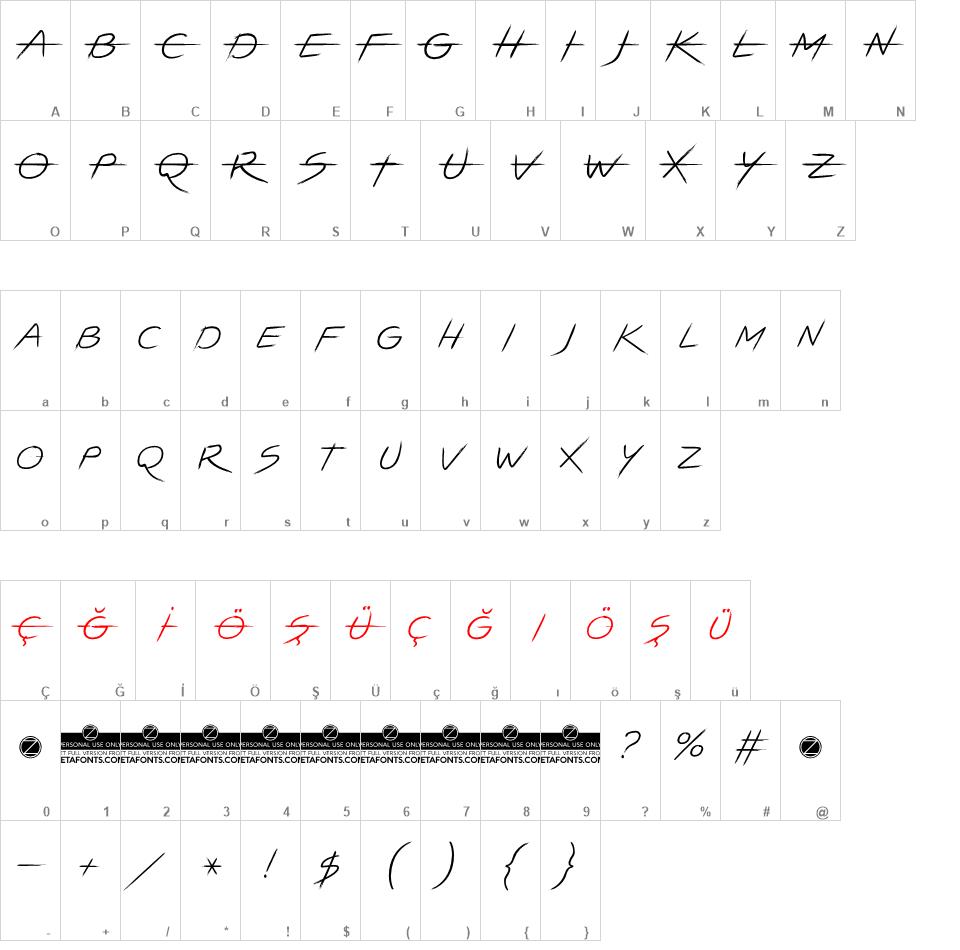 Lightstrike font