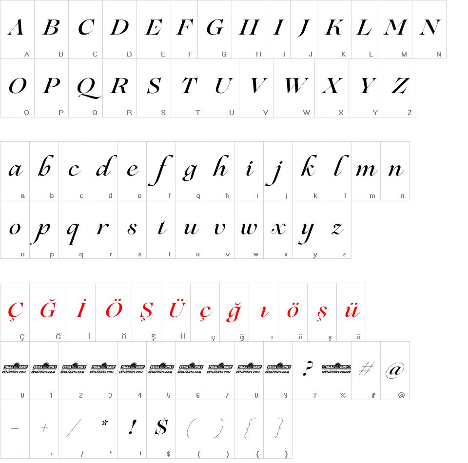 Lovelace Script Trial font