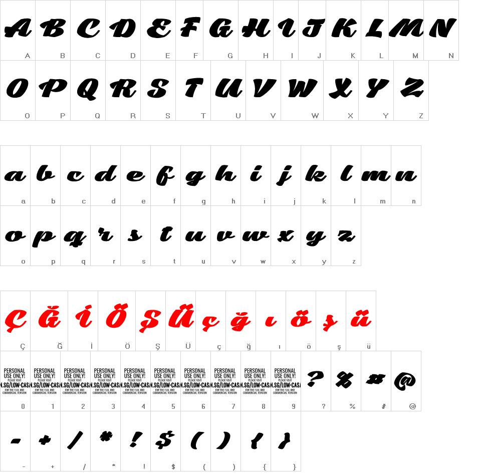  Low Casat Fat font