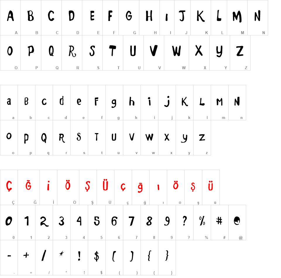 Marker Monkey FW font