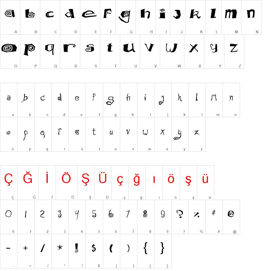 MATHD font