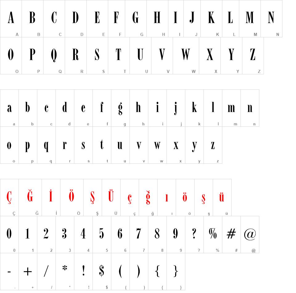 Modern735 BT font