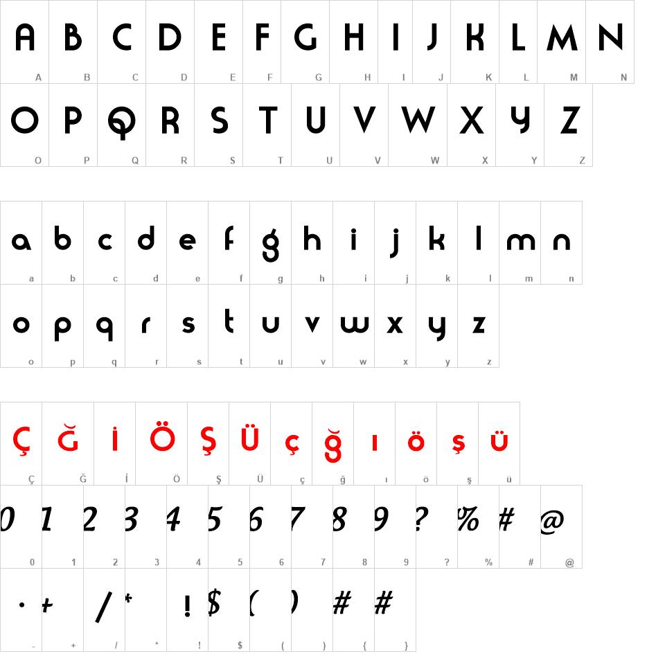 MODERNA font