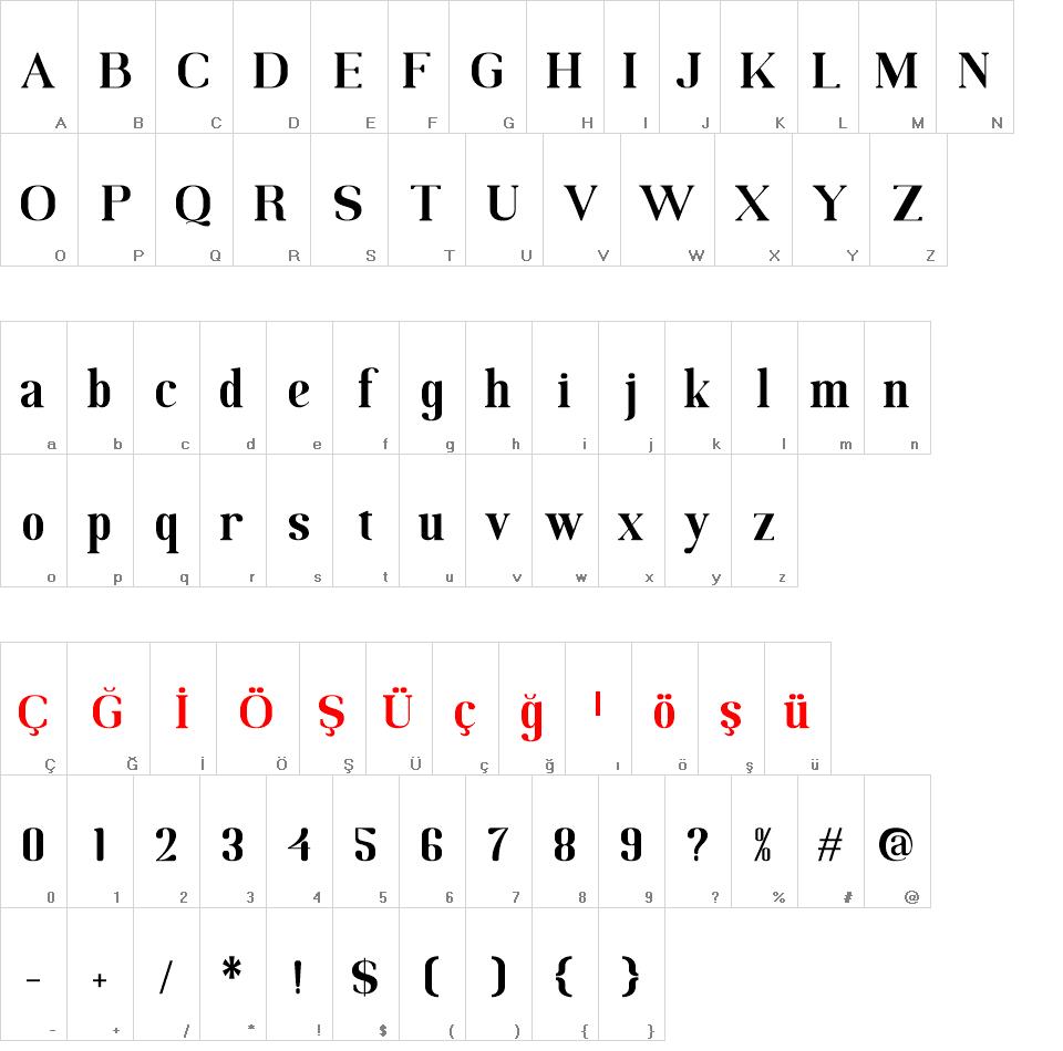 Moodern font