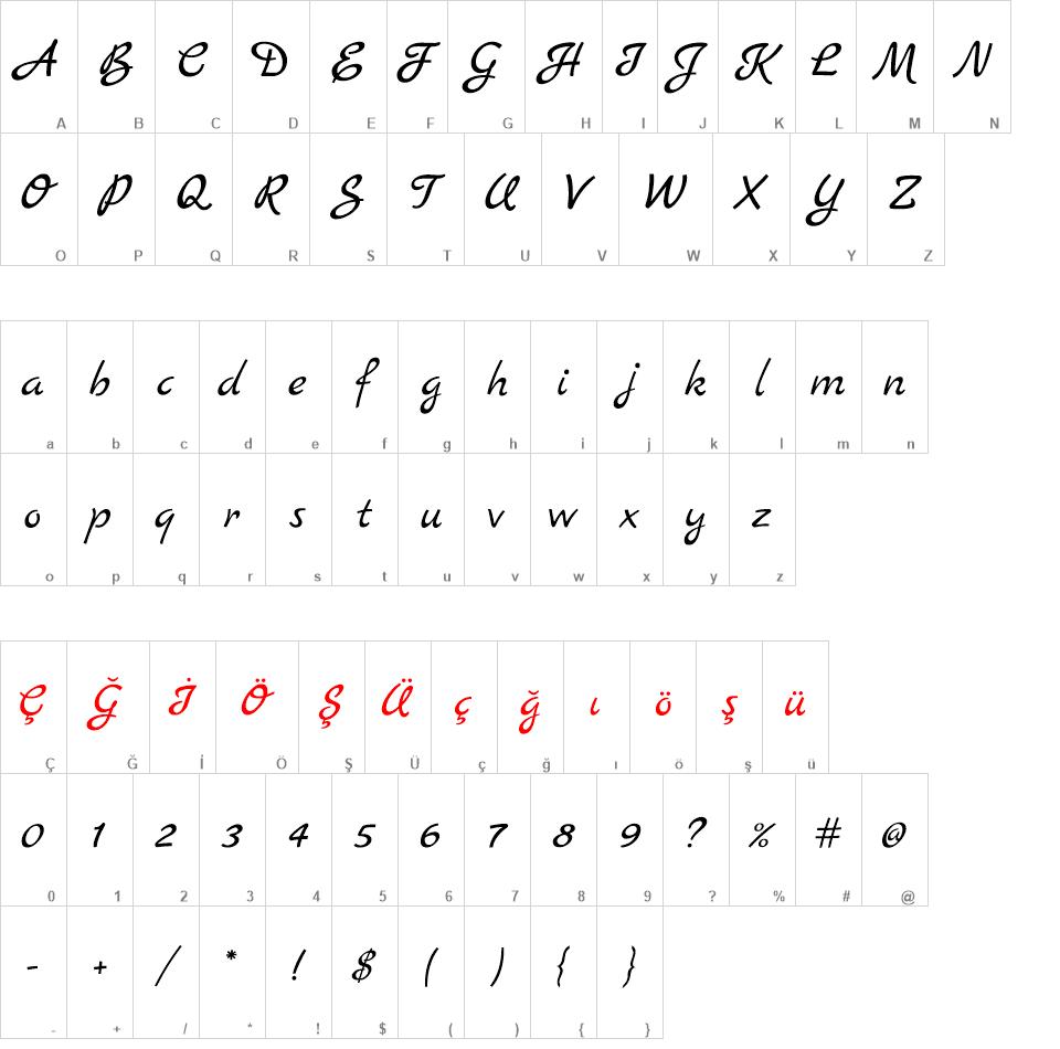 Marck Script Font font