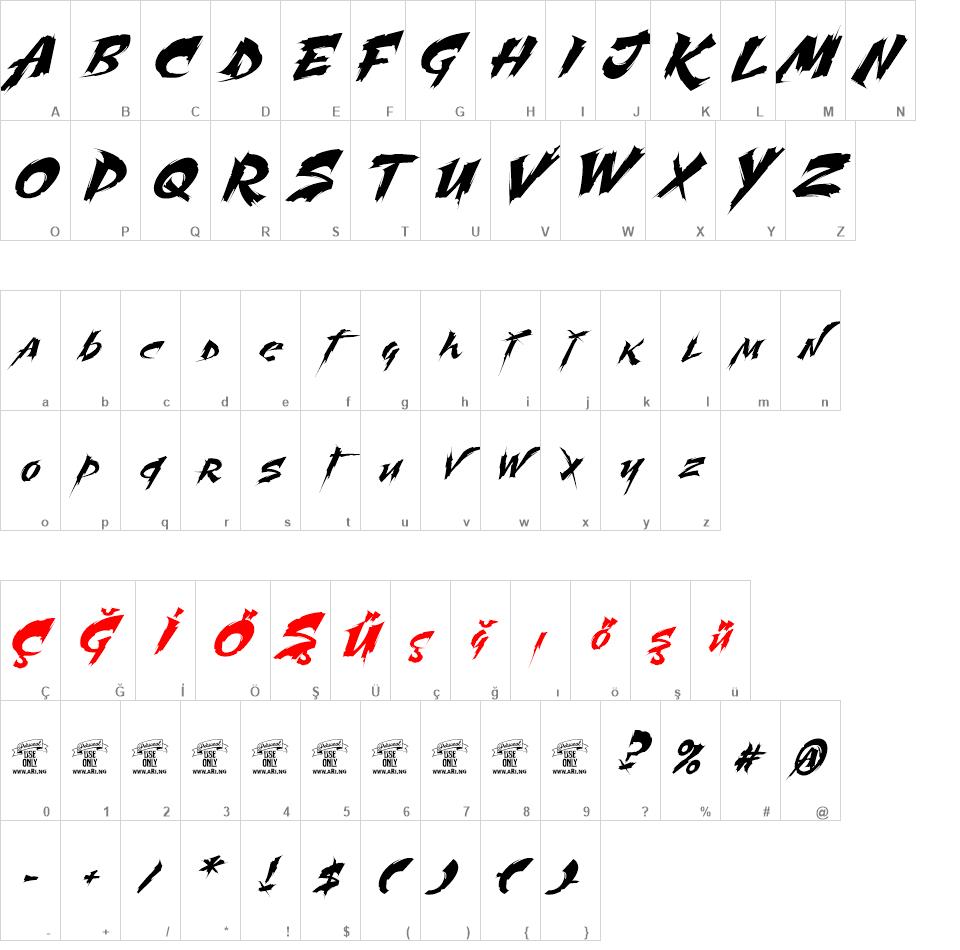 Martyric font