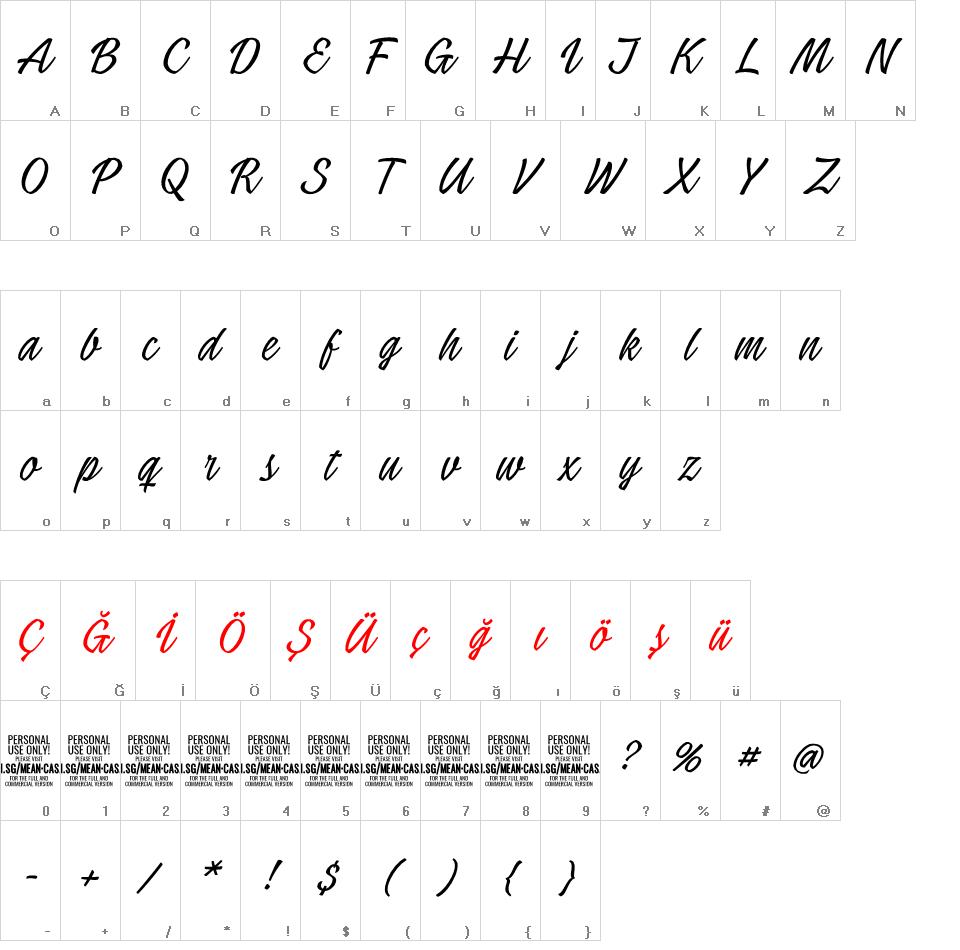 Mean Casat font