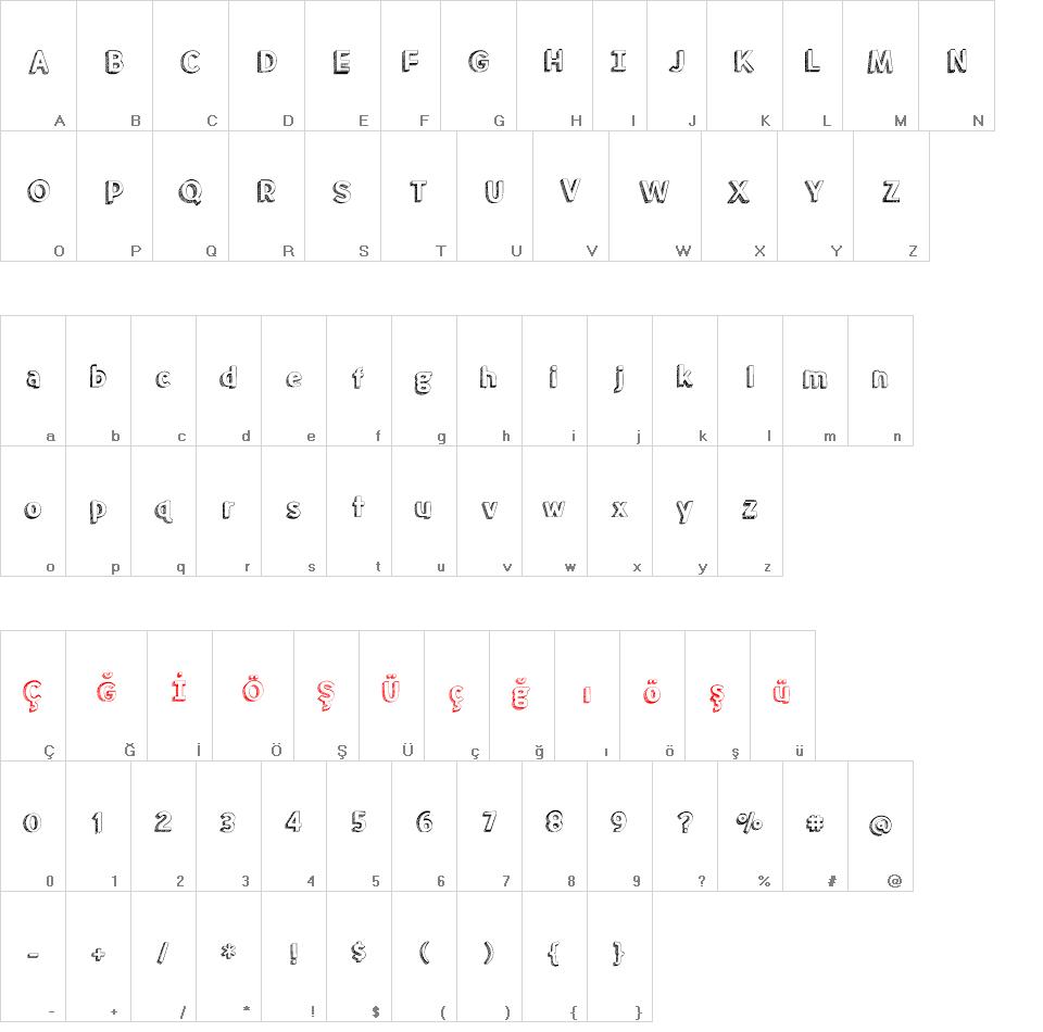 Meatloaf font