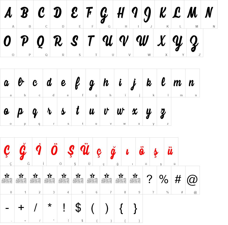 Megan font