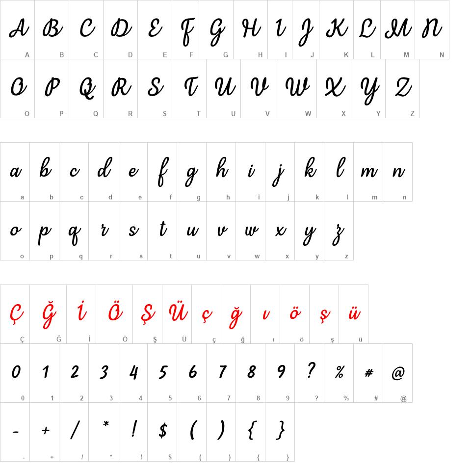 Mergic font
