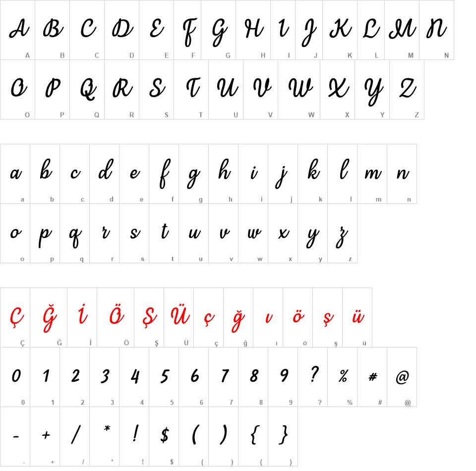 Mergic font