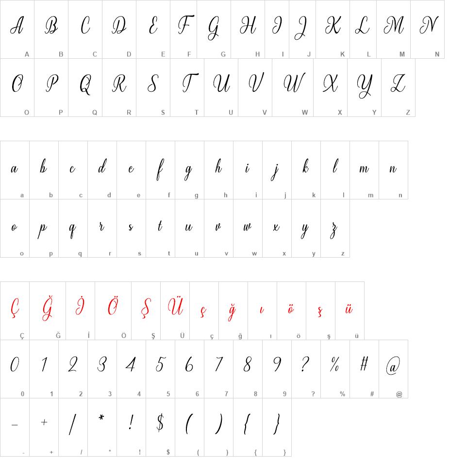 Milgun font