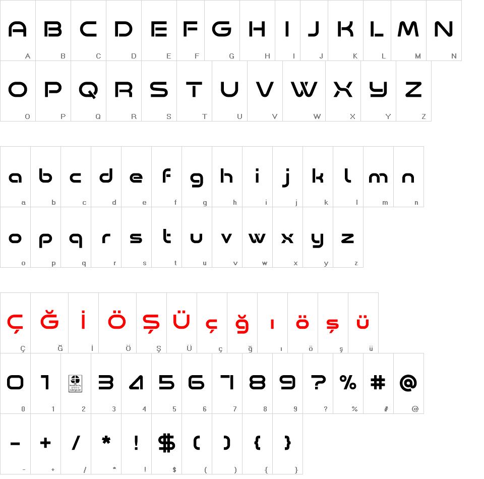 Minalis font